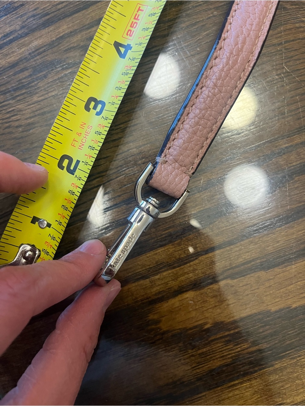 Kate Spade Dusty Pink Crossbody Purse Strap - Picture 3 of 12